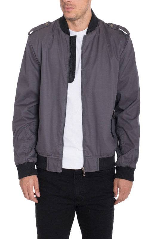 Cotton Casual Bomber Jacket - King Exchange Apparel 