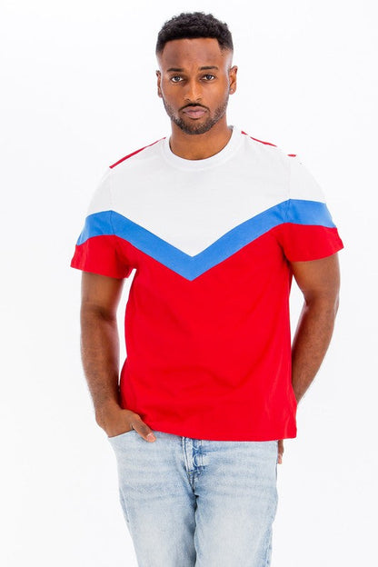 Color Block T-Shirt - King Exchange Apparel 