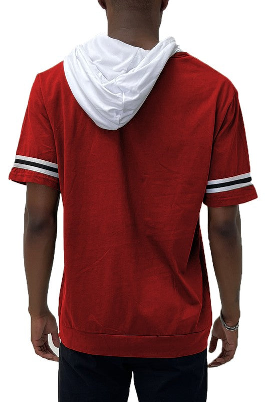 Short Sleeve Hooded T-Shirt - King Exchange Apparel 