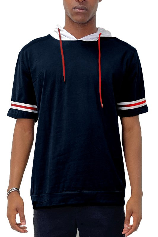 Short Sleeve Hooded T-Shirt - King Exchange Apparel 
