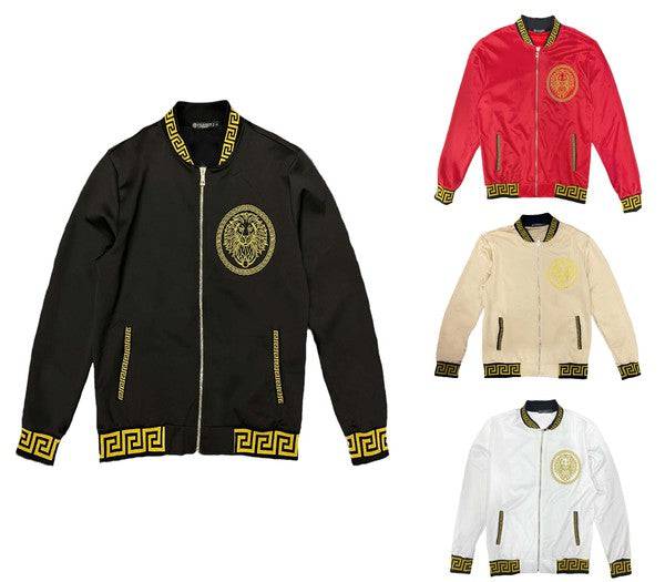 Mens Black And Gold Detail Track Suit - King Exchange Apparel 