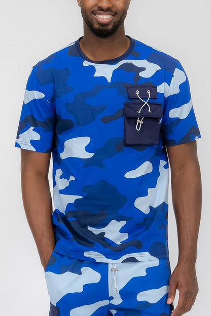 Full Camo Short Sleeve T-Shirt - King Exchange Apparel 