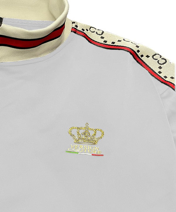 Crown Logo Track Jacket And Pant Set - King Exchange Apparel 