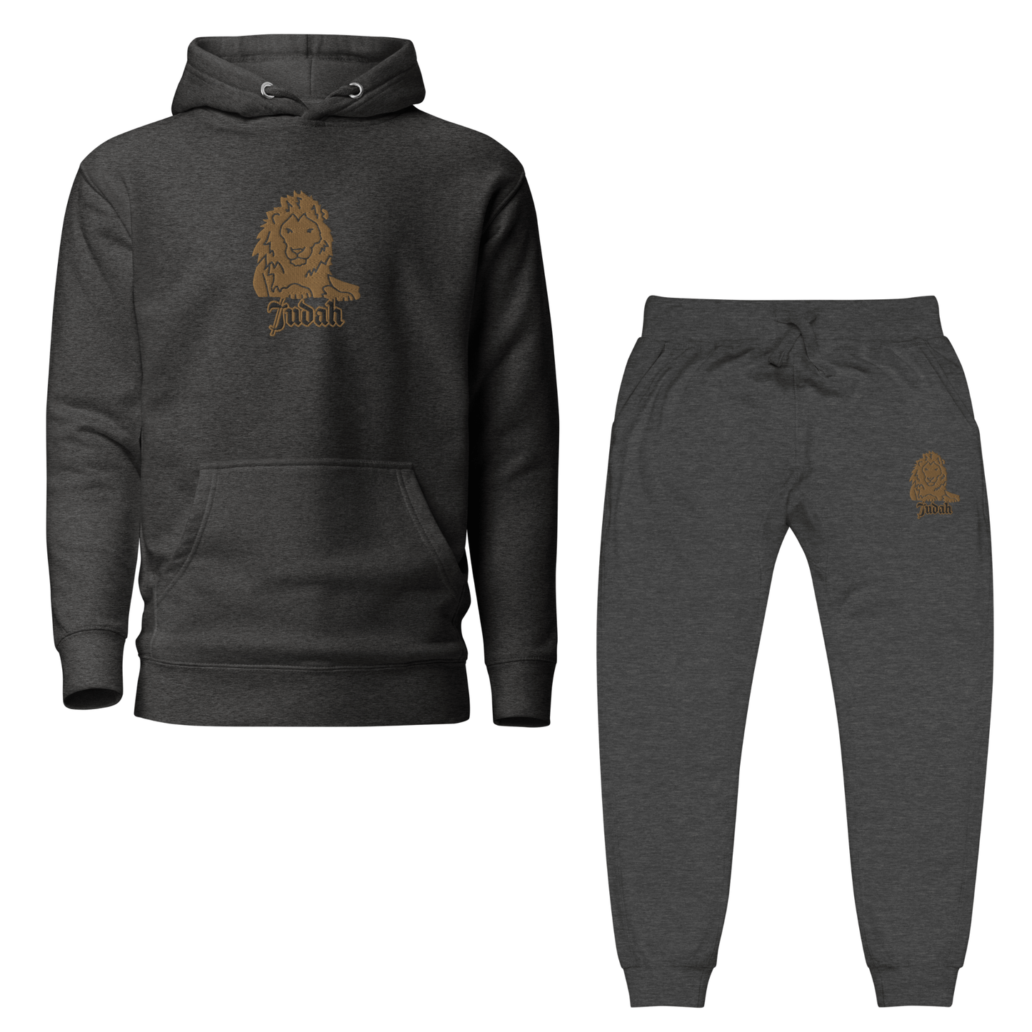 Men's Judah Lion Hoodie And Jogger Outfit Set - King Exchange Apparel 