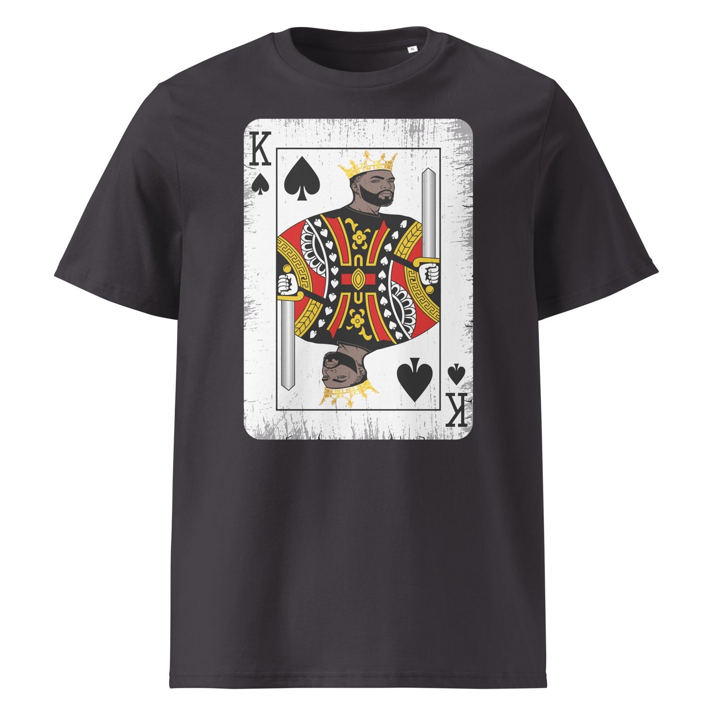 Men's King Spades Card Organic Cotton Shirt - King Exchange Apparel 