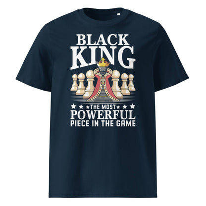 Men's Black King Organic Cotton T-Shirt - King Exchange Apparel 