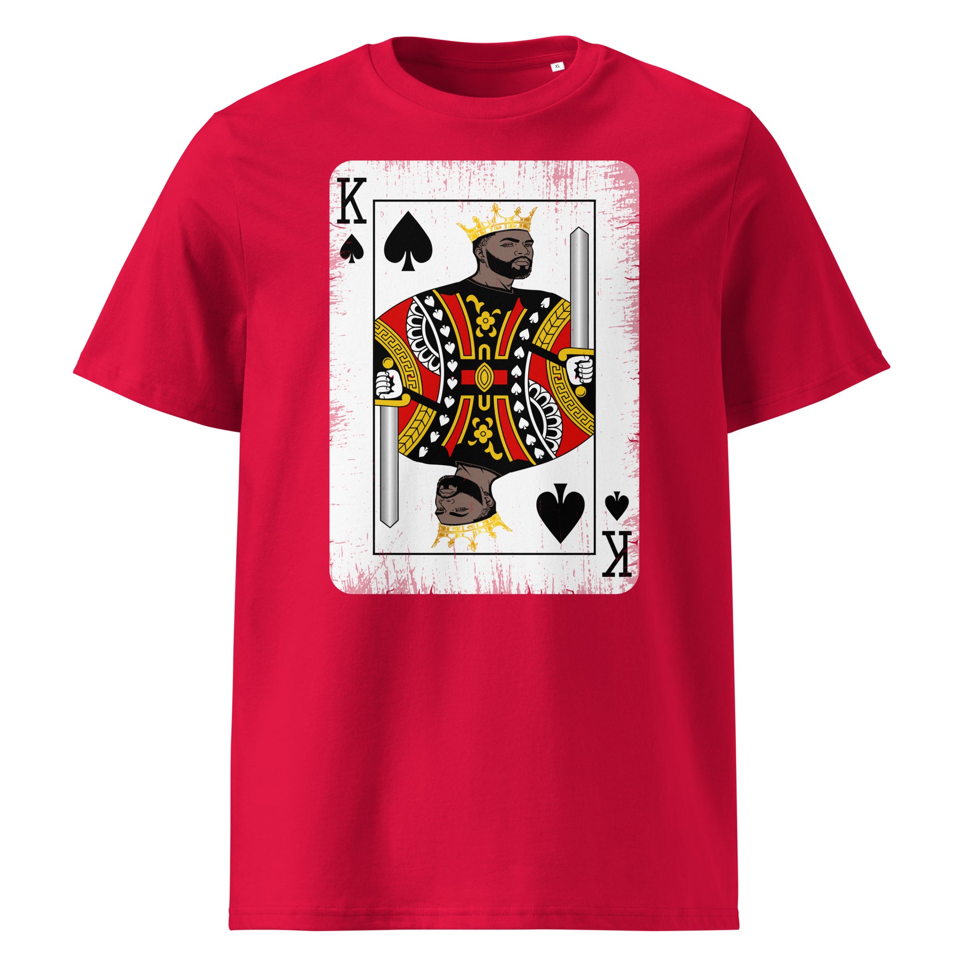 Men's King Spades Card Organic Cotton Shirt - King Exchange Apparel 