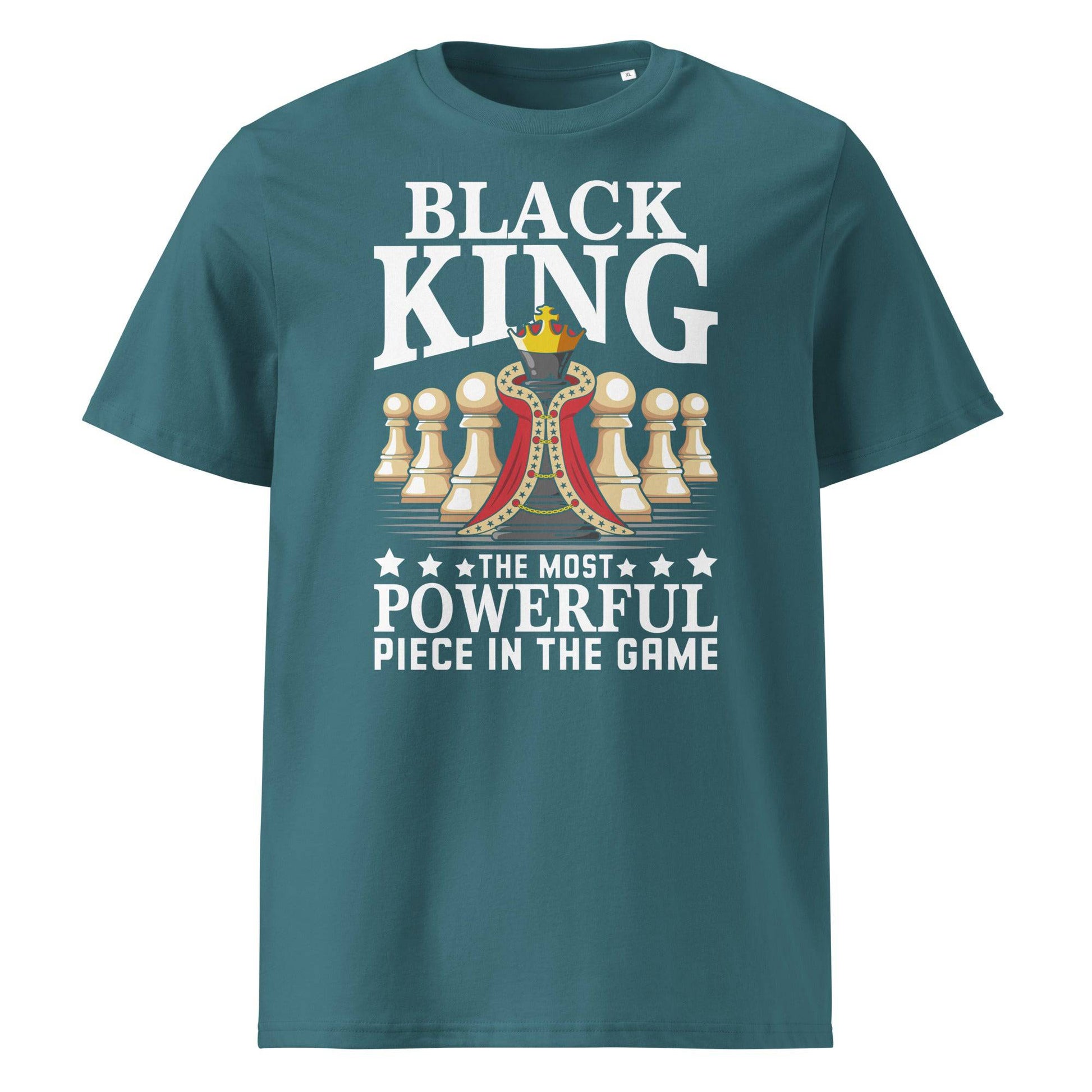 Men's Black King Organic Cotton T-Shirt - King Exchange Apparel 